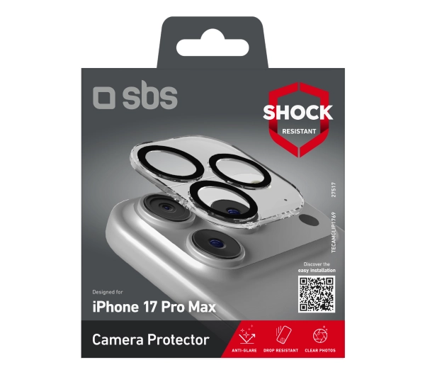 SBS Camera Protector do iPhone 17 Pro Max - ⚡ EURO HIT CENOWY! ⚡