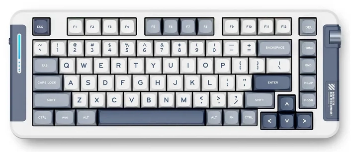 Klawiatura mechaniczna MCHOSE X75-3A Hyacinth Switch Biały