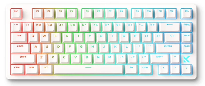 Klawiatura magnetyczna MCHOSE MC-JET75-8 Kailh Magnetic God Switch Biały