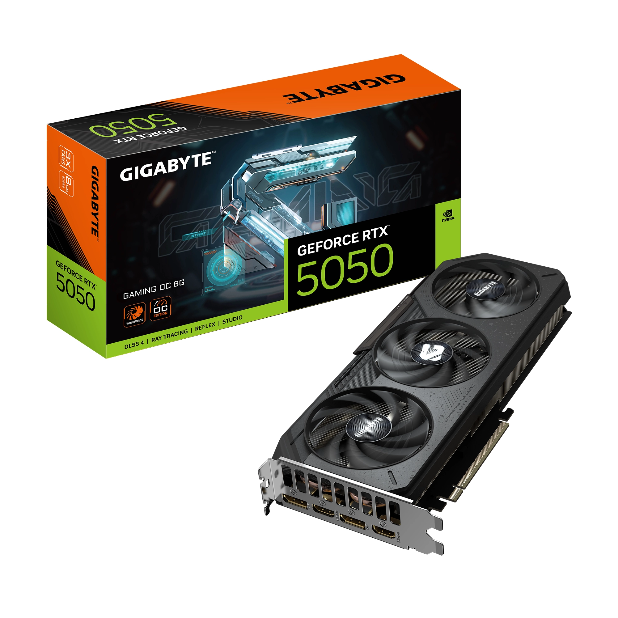 Karta graficzna Gigabyte GeForce RTX 5050 Gaming OC 8GB GDDR6 128bit DLSS 4