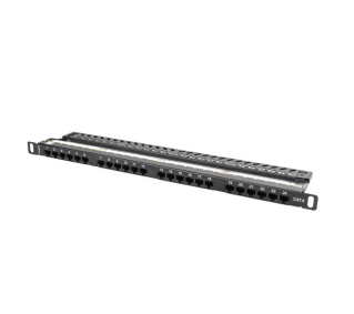 Lanberg PPU6-0024-B 24 PORT 0.5U 19" KAT.6 UTP Czarny