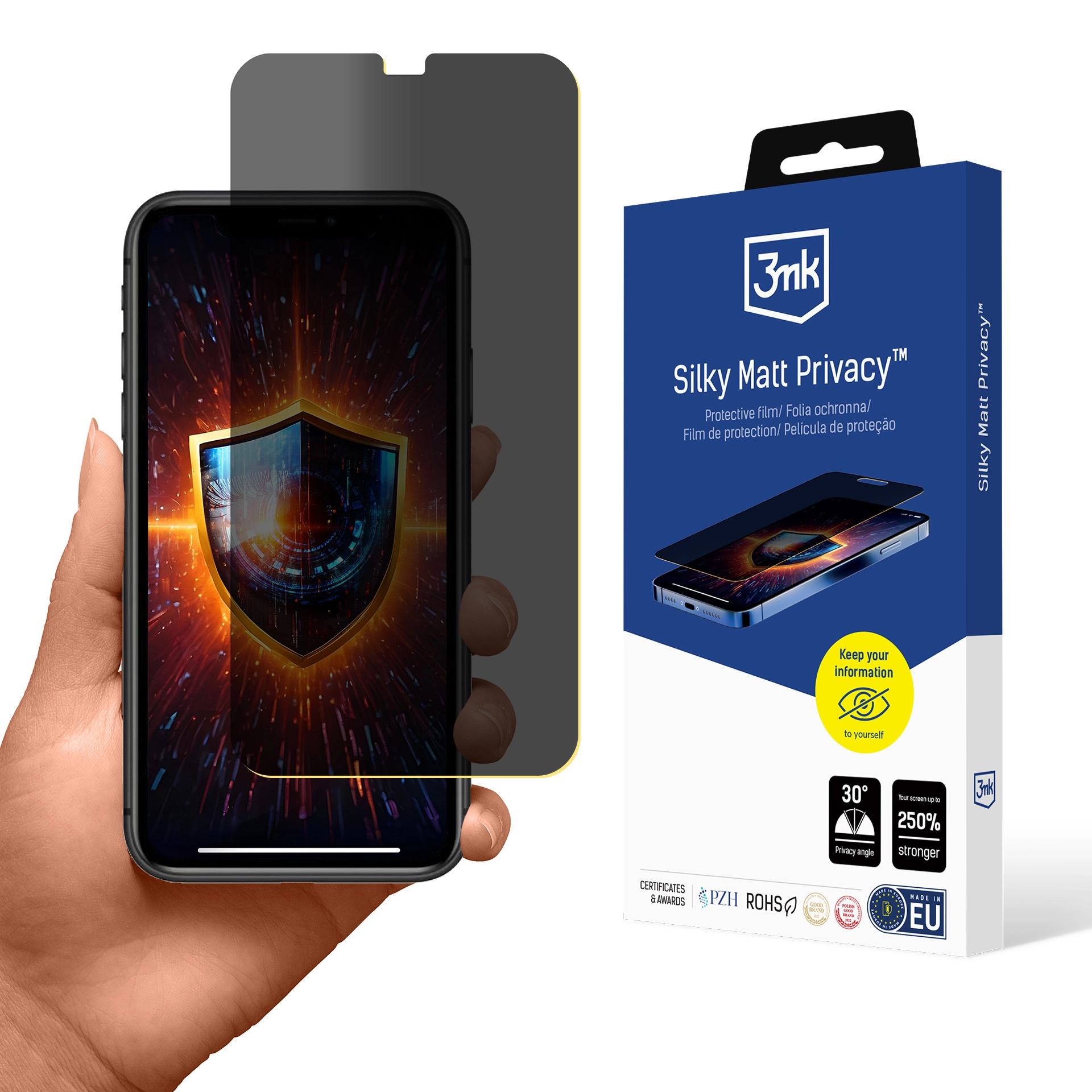 Folia ochronna 3mk Silky Matt Privacy do Apple iPhone 11