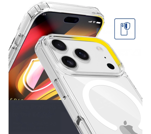 3mk Hardy LiqForce MagCase do iPhone 17 Pro Przezroczysty