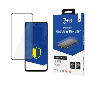 Szkło hartowane 3mk HardGlass Max Lite Black do Motorola Moto G82 5G