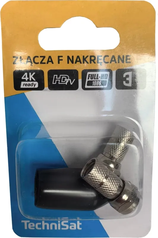 Wtyk antenowy TechniSat 0001/3358 Złącza F nakręcane 2 szt. + osłona