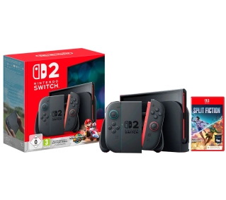 Nintendo Switch 2 Joy-Con Czarny + Mario Kart World + Split Fiction - Kup na Raty - RRSO 0%