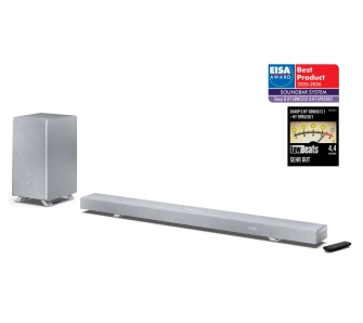 Soundbar Sharp HT-SBW55121 5.1.2 Bluetooth Srebrny