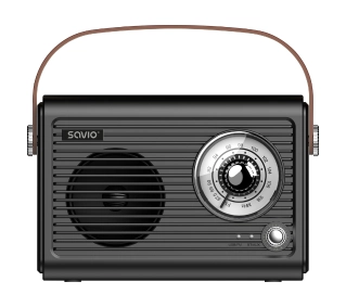 Savio RS-01 Przenośny Akumulatorowy Czarny