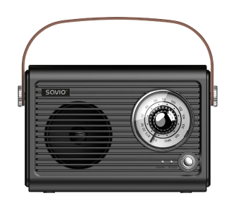 Radioodbiornik Savio RS-01 Przenośny Akumulatorowy Czarny