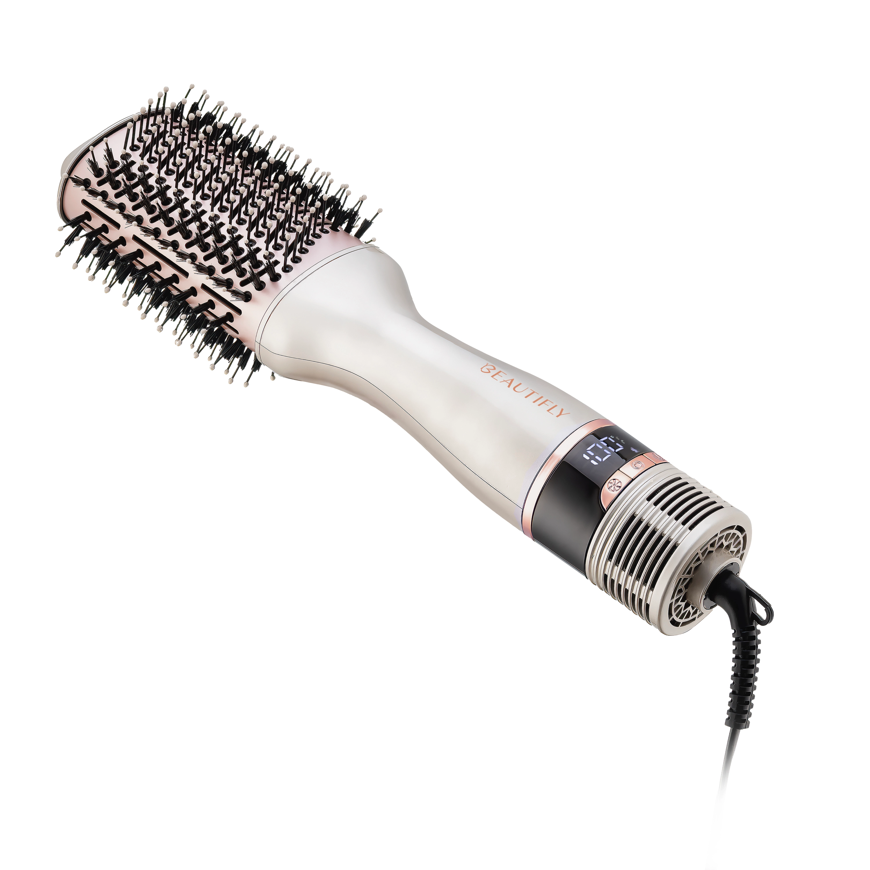 Suszarko-lokówka Beautifly CurlSpin 1400W Zimny nawiew Średnica szczotki 40mm 4 poziomy temperatury