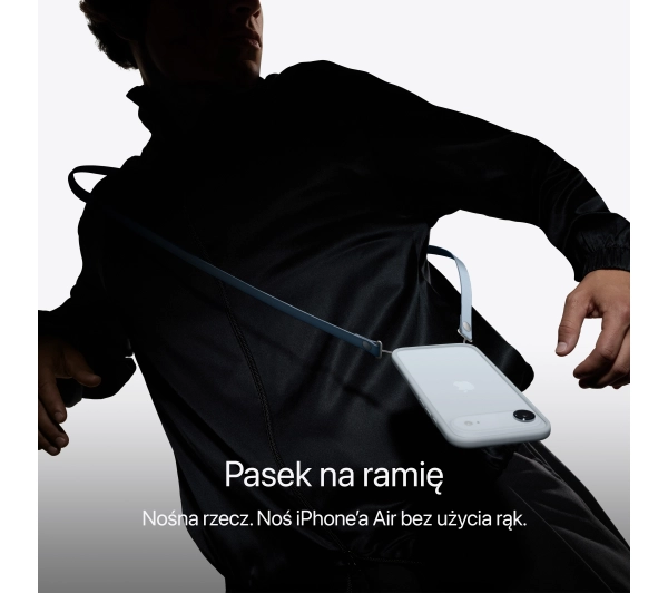 Apple iPhone Air 256GB Funkcje AI 6,5" 120Hz 48Mpix Gwiezdna Czerń - ⚡ EURO HIT CENOWY! ⚡ - Kup na Raty - RRSO 0%