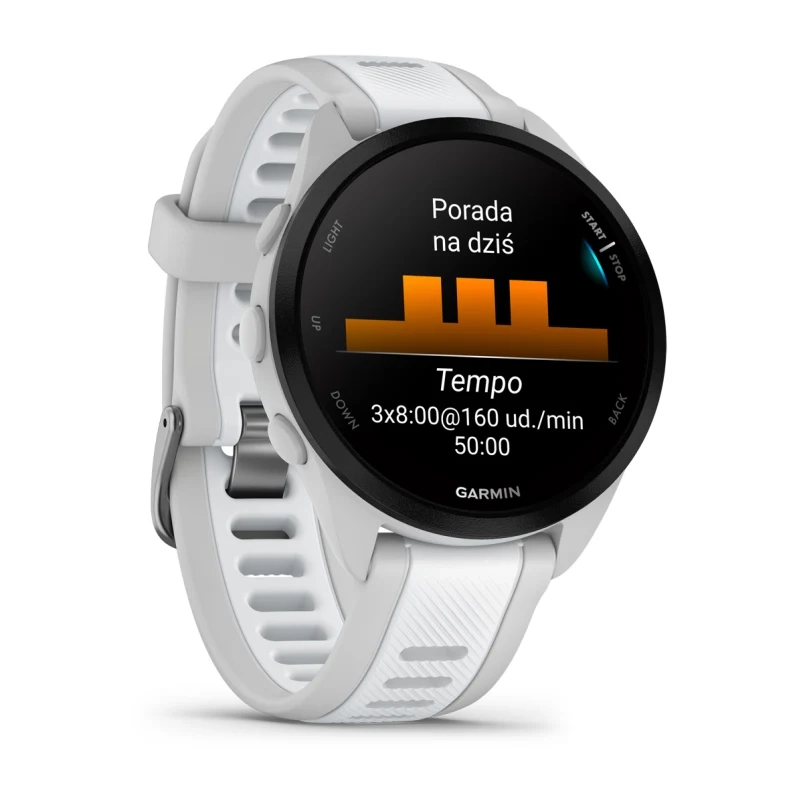 фото Смарт-годинник Garmin Forerunner 165 Music Mist Gray/Whitestone (010-02863-31/B1)