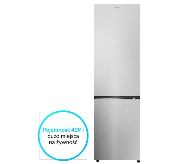 Candy ECN2CQTEX206 Fresco No Frost 205cm Inox - Kup na Raty - RRSO 0%