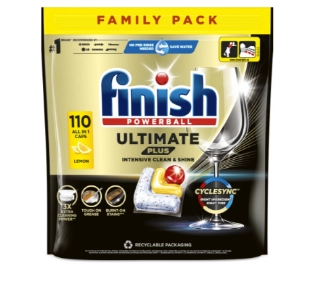 Finish Ultimate Plus Lemon 110szt