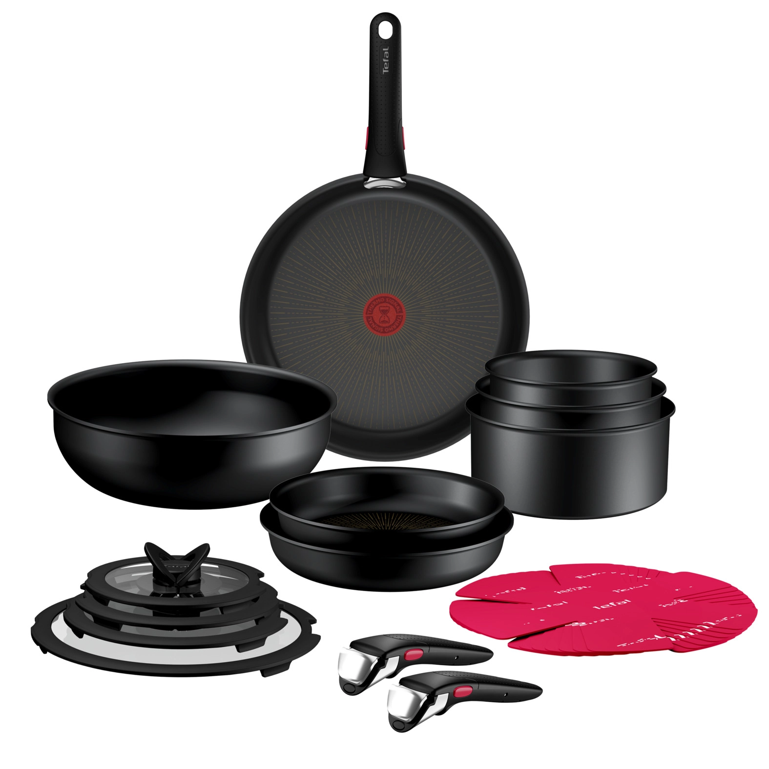 Zestaw garnków Tefal Ingenio Unlimited L7639653 Indukcja Aluminium 22 elementy