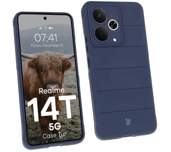 Etui Bizon Tur do Realme 14T 5G Granatowy