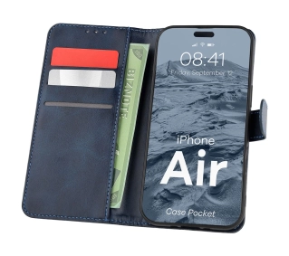 Bizon z klapką Pocket do Apple iPhone Air Granatowy