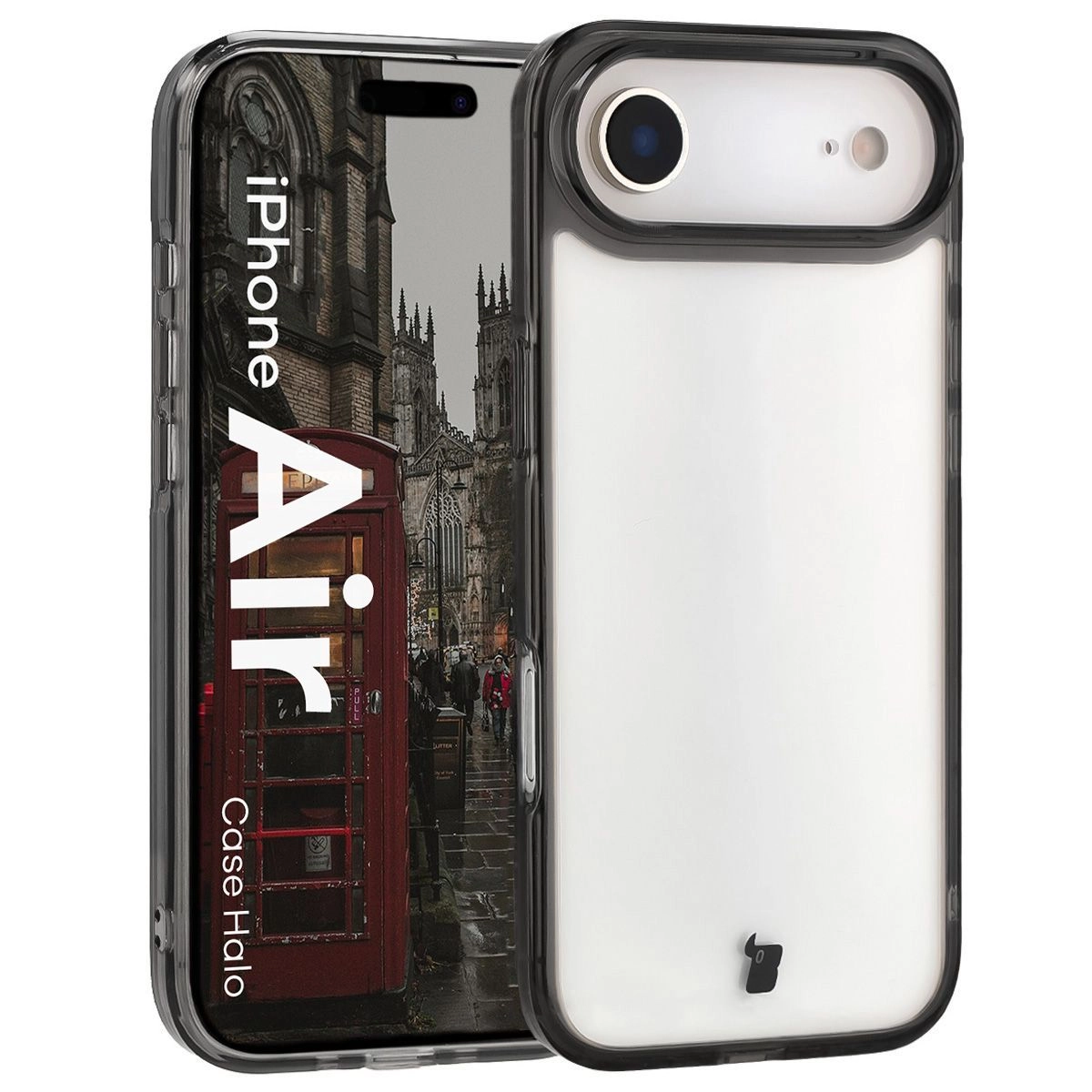 Etui Bizon Halo do Apple iPhone Air Czarny