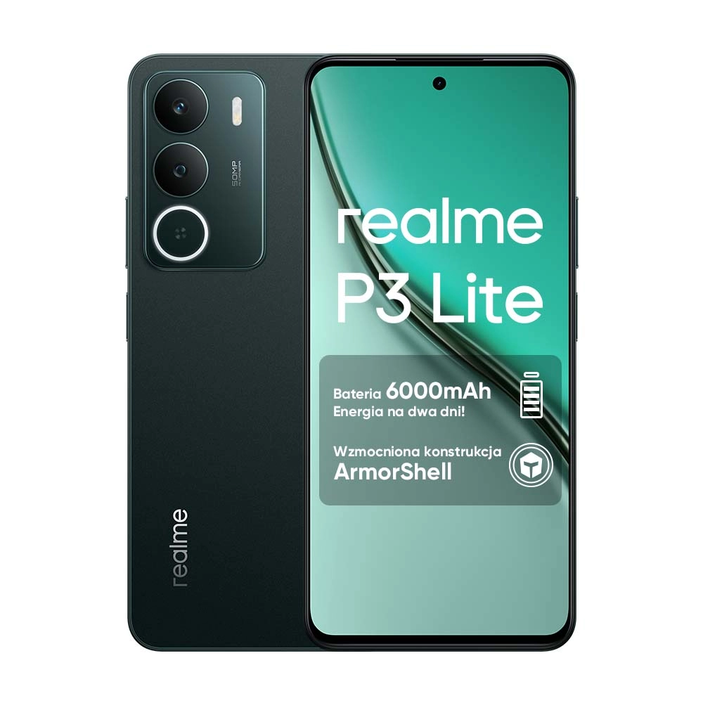 新品 Realme P3 12GB/256GB Antutu約76万 グリーン Smartfon realme P3 Lite 8/256GB 6,67