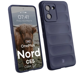 Etui Bizon Tur do OnePlus Nord CE5 5G Granatowy