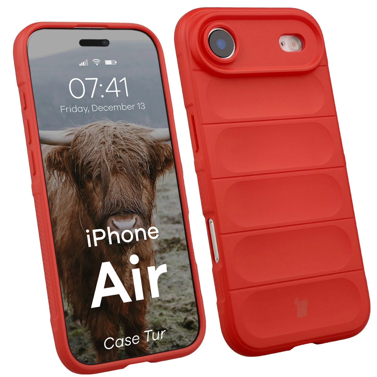Etui Bizon Tur do Apple iPhone Air Czerwony