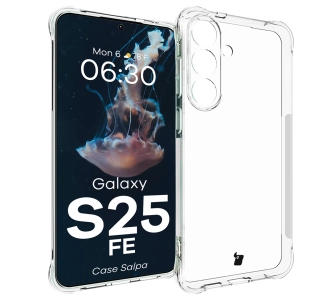 Etui Bizon Salpa do Samsung Galaxy S25 FE Przezroczysty
