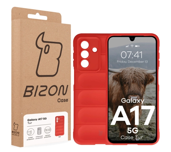 Bizon Tur do Samsung Galaxy A17 5G Red Czerwony