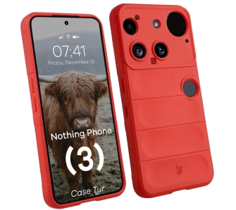 Etui Bizon Tur do Nothing Phone 3 Czerwony