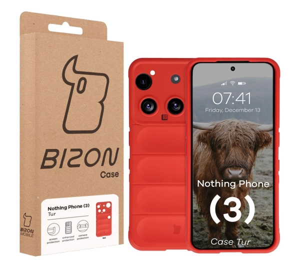 Bizon Tur do Nothing Phone 3 Czerwony