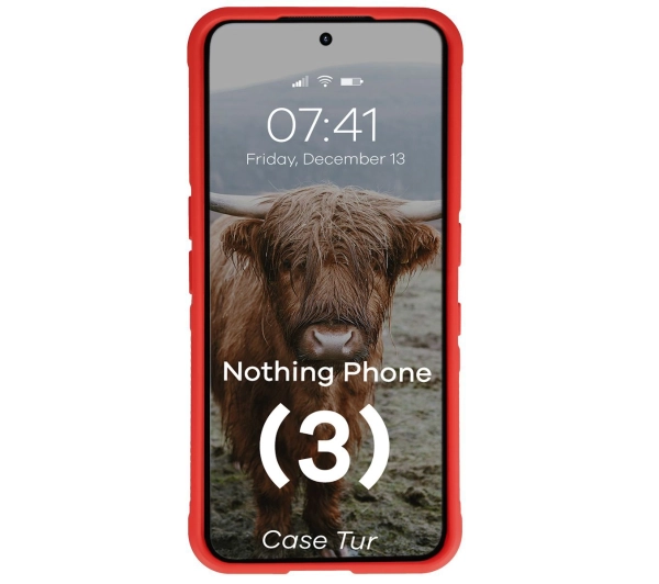 Bizon Tur do Nothing Phone 3 Czerwony