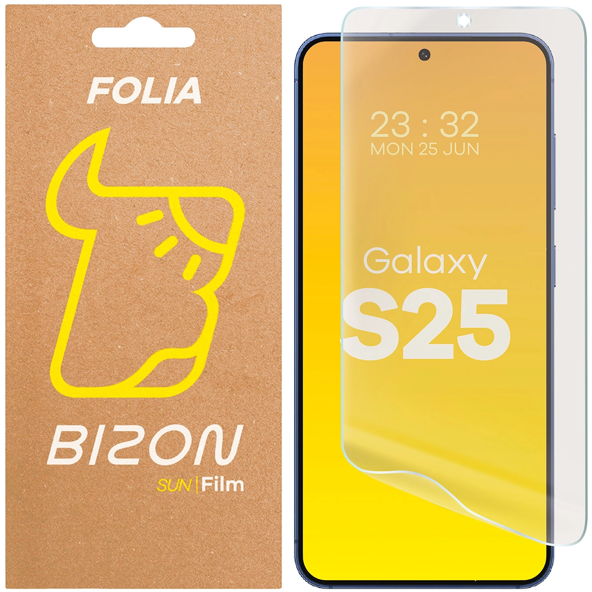 Folia ochronna Bizon matowa Film Sun do Samsung Galaxy S25