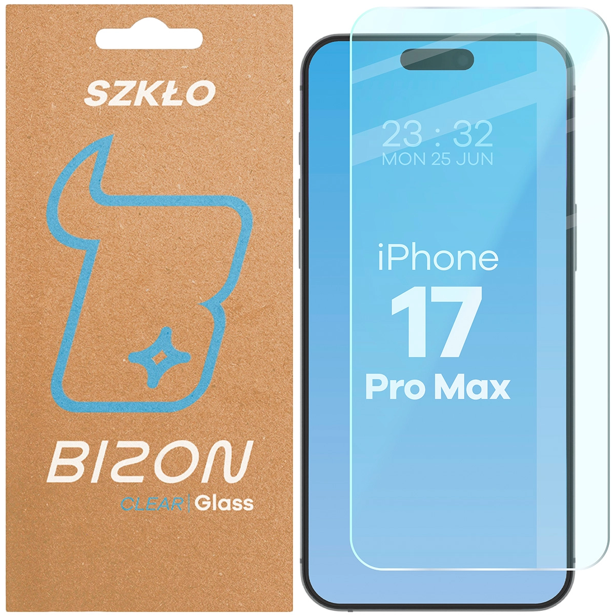 Szkło hartowane Bizon Clear 2 do Apple iPhone 17 Pro Max / 18 Pro Max