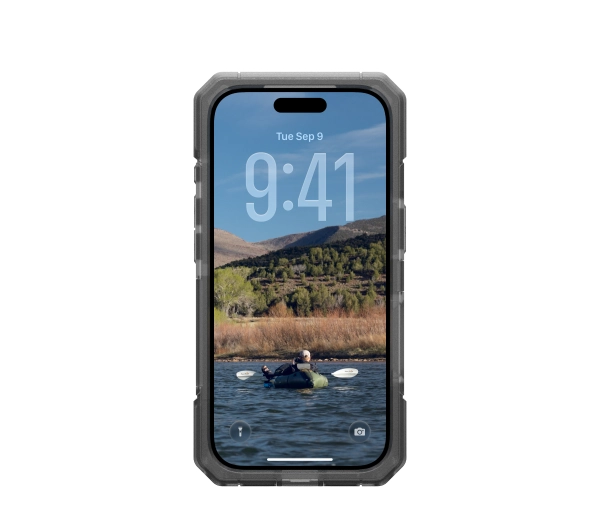 UAG Trooper z MagSafe do iPhone 17 Pro Clear Ash