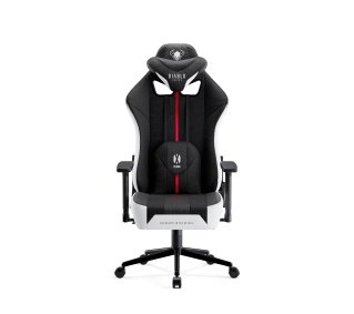 Diablo Chairs X-Player 2.0 Small do 90kg Skóra ECO Tkanina Biało-czarny - Kup na Raty - RRSO 0%