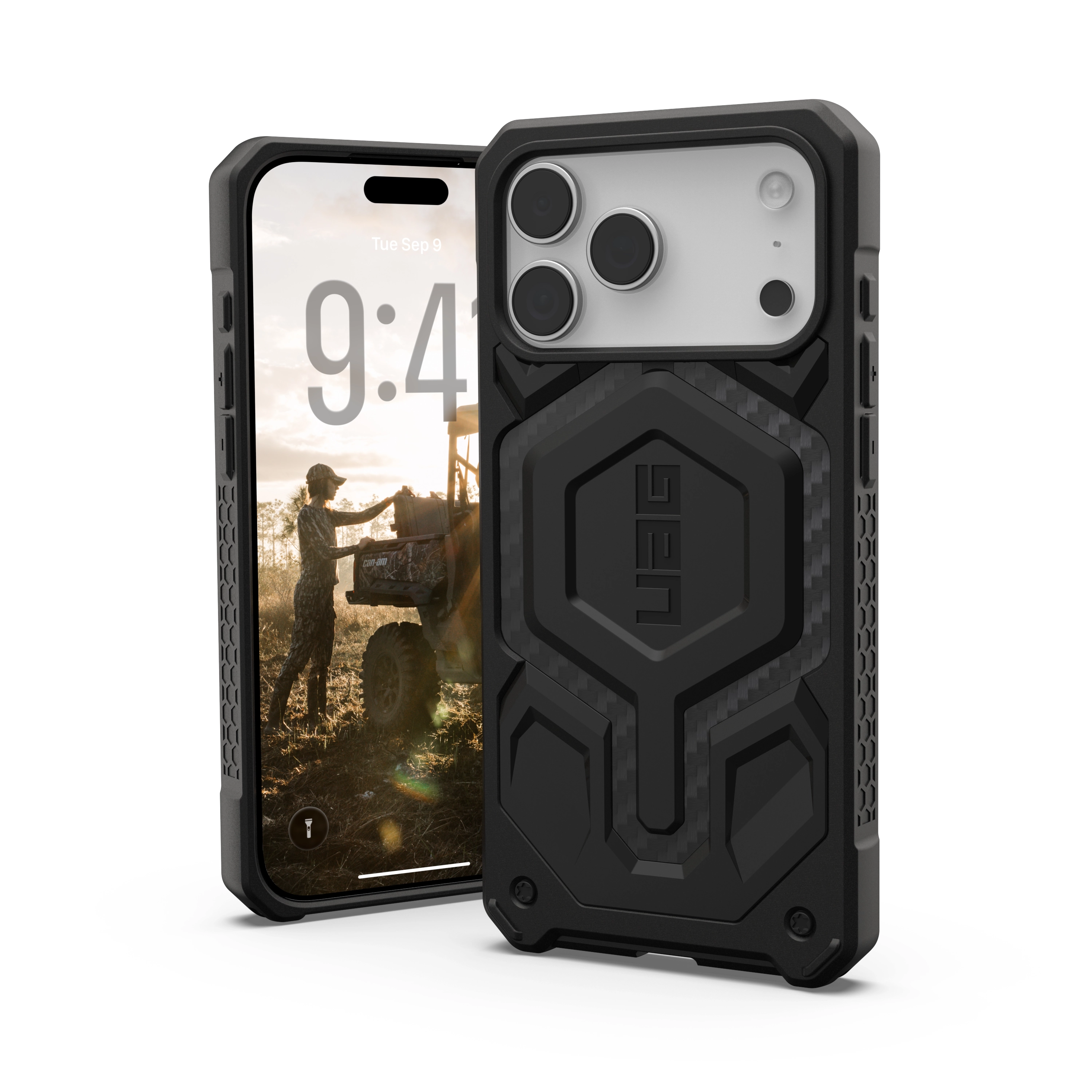 Etui UAG ETUI UAG MONARCH IPHONE 17 PRO MAX CARBON FIBER