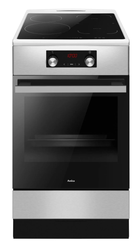 Kuchnia elektryczna Amica 58IES2.322HTa(Xv) SoftSteam Termoobieg Grill Pizza