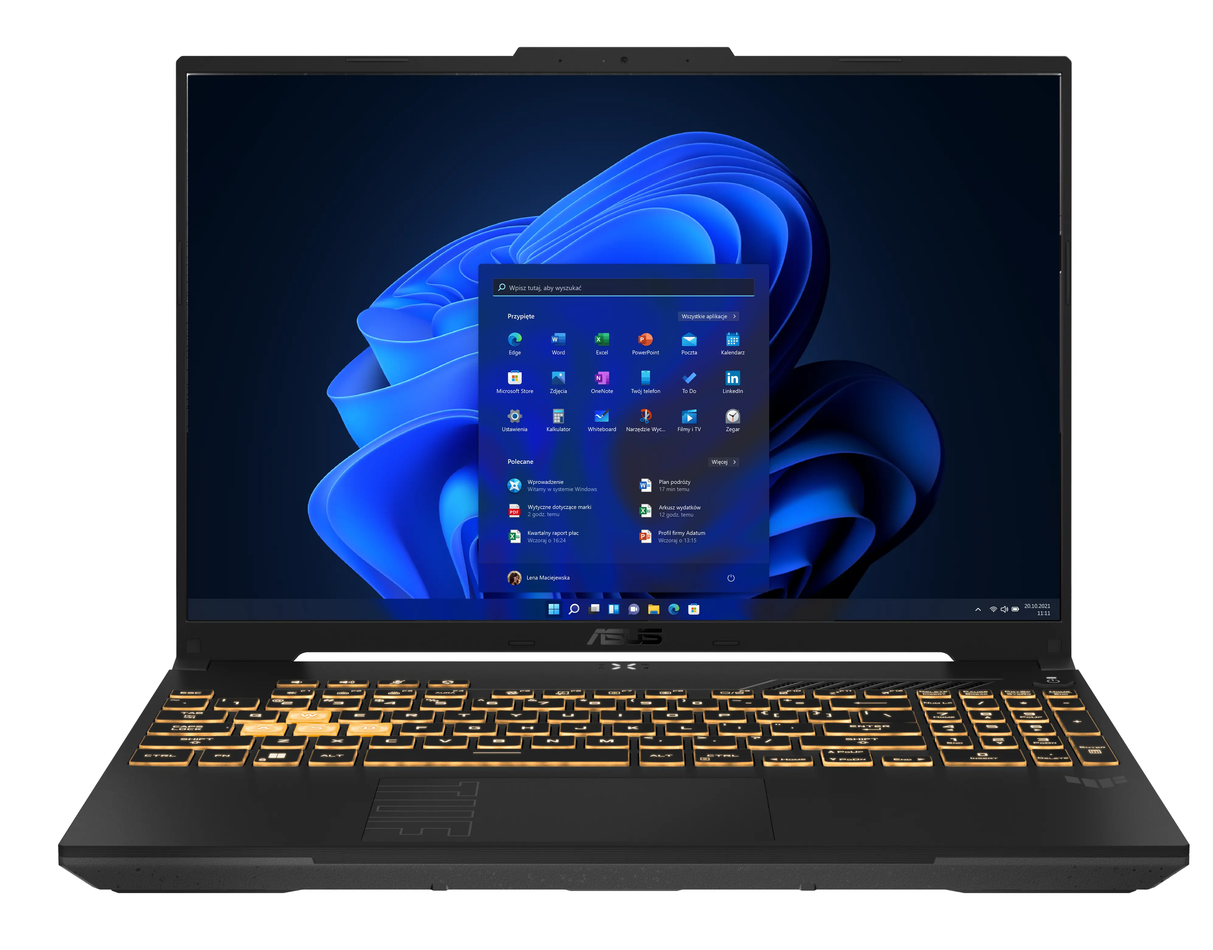 Laptop ASUS TUF Gaming F16 2024 FX607VJ-RL001W 16" 144Hz Core 5 210H 16GB RAM 512GB Dysk SSD RTX3050 DLSS3 Win11 Szary Funkcje AI