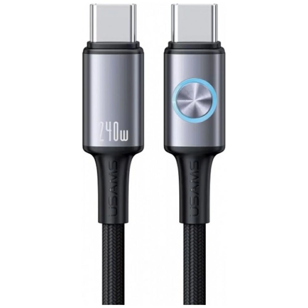 Kabel USAMS Huan Series 240W USB-C do USB-C 1,2m Czarny