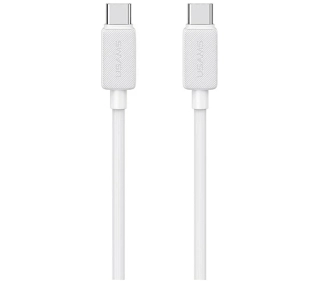 USAMS KY Series 60W USB-C do USB-C 1m Biały