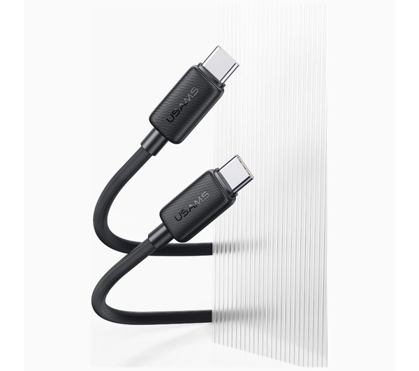 USAMS KY Series 60W USB-C do USB-C 1m Biały
