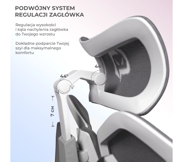 Sihoo X5C Xallking Mesh Biurowy do 125kg Tkanina Szary - Kup na Raty - RRSO 0%