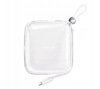 Joyroom JR-L005 10000mAh Wbudowany kabel Lightning 12W Biały