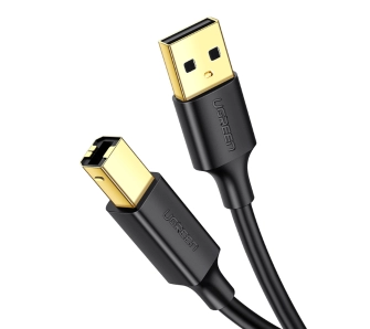 Kabel USB UGREEN US135 USB 2.0 A-B 1,5m Czarny