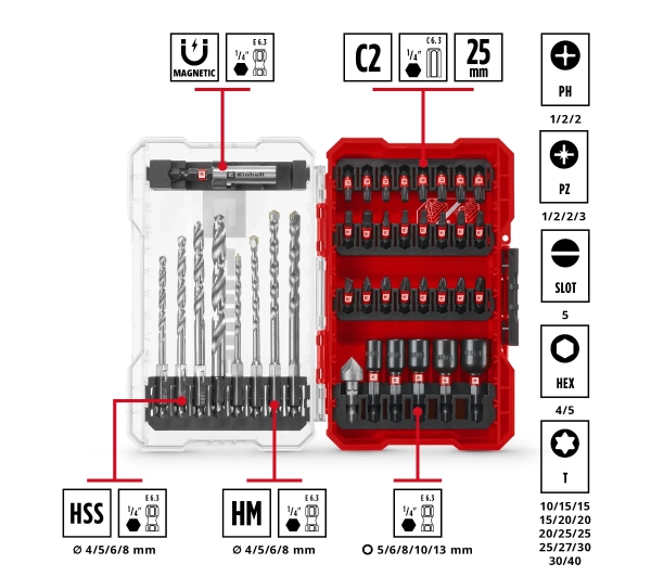 Einhell M-Case 49108763 (39 szt.)