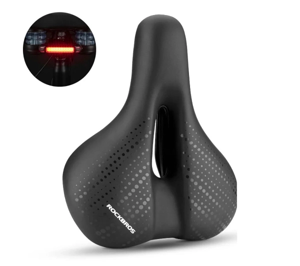Siodełko ROCKBROS 38218916002 + lampka