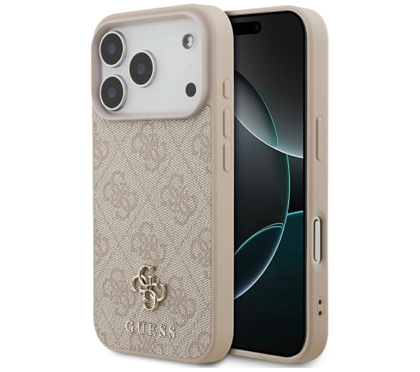 Etui GUESS 4G Small 4G and Classic MagSafe do Apple iPhone 17 Pro Różowy