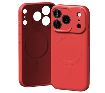 Etui Mercury Semi-Silicone MagSafe do iPhone 17 Pro czerwony