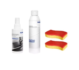 Zestaw do czyszczenia silgranitu Blanco DailyClean+ 1x150ml DeepClean 1x250ml Spontex gąbka 2szt