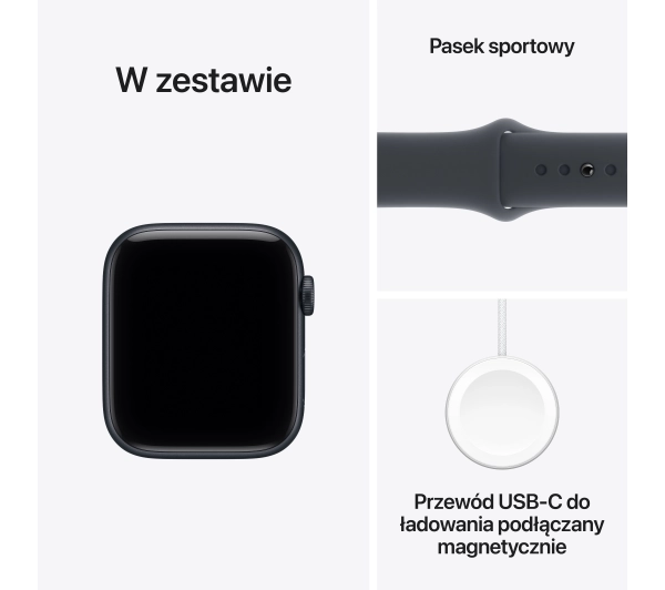 Apple Watch SE 3gen GPS koperta 40mm z aluminium Północ pasek sportowy Północ S/M - ⚡ BESTSELLERY ⚡ - Kup na Raty - RRSO 0%
