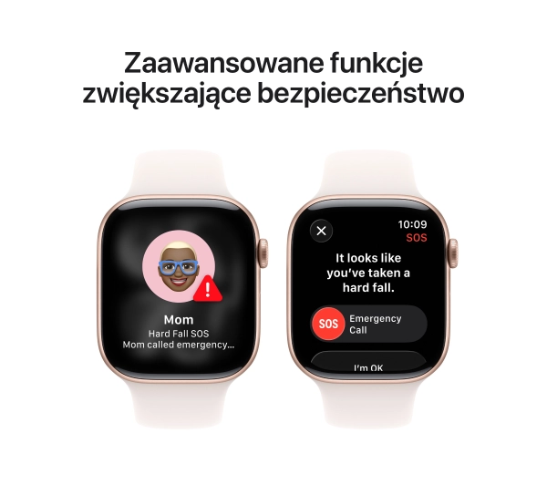 Apple Watch Series 11 GPS 42mm z aluminium Różowe złoto Pasek sportowy Łagodny róż S/M - ⚡ BESTSELLERY ⚡ - Kup na Raty - RRSO 0%